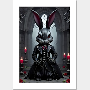 Beautiful Gothic Bunny Posters and Art